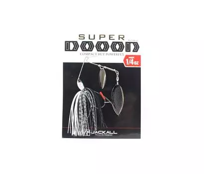 Jackall Spinner Bait Lure Super Dooon 1/4 унции Gun Metallic Hasu (9689)