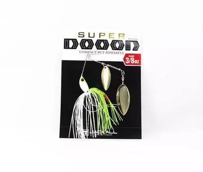 Jackall Spinner Bait Lure Super Dooon 3/8 унции Chartreuse Back White (9733)