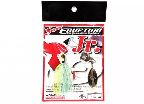 Jackall Spinner Bait Lure Super Eruption JR 1/4 унции Devils Clear (1991)