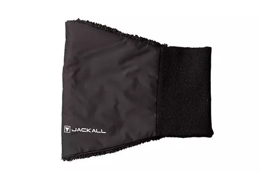 JACKALL Stretch Rib Neck Warmer Black Free Size