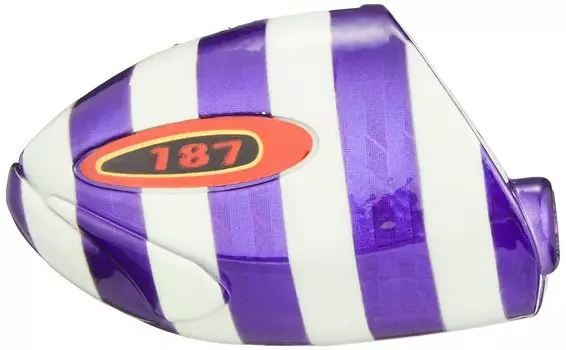 JACKALL TG Replacement Hook Type Anchovy Dragon Tenya Head Single Model 40 Stripe No. Purple/Glow
