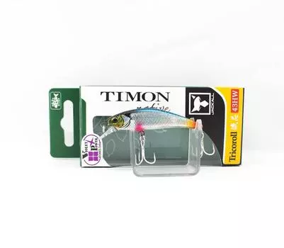 Jackall Timon Tricoroll Ryushin 43 HW Тонущая приманка с синей спинкой (8106)