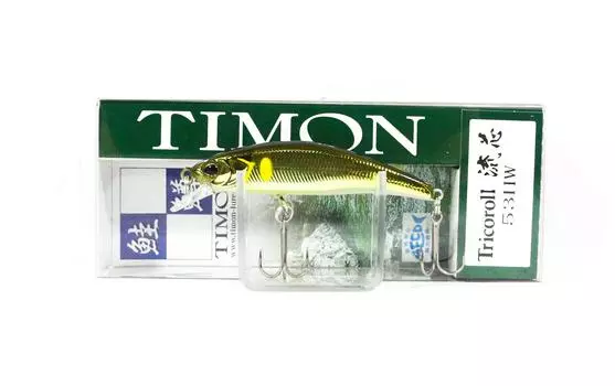 Jackall Timon Tricoroll Ryushin 53 HW Тонущая приманка Gold Ayu (1174)