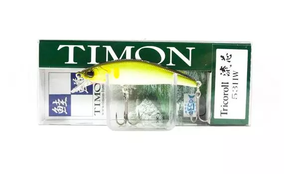 Jackall Timon Tricoroll Ryushin 53 HW Тонущая приманка Pearl Ayu (1198)