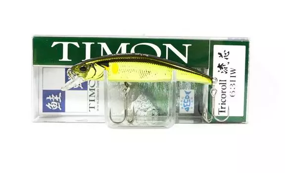 Jackall Timon Tricoroll Ryushin 63 HW Тонущая приманка Gold Ayu (1273)