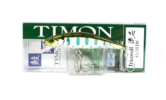 Jackall Timon Tricoroll Ryushin 63 HW Тонущая Приманка Серебристый Yamame (1266)