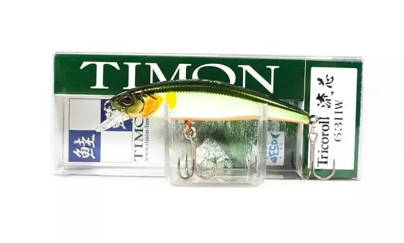 Jackall Timon Tricoroll Ryushin 63 HW Тонущая приманка HL Flash Ayu (1358)