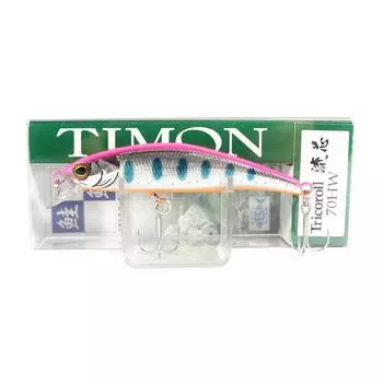 Jackall Timon Tricoroll Ryushin 70 HW Тонущая приманка Flash Pink Back (9969)