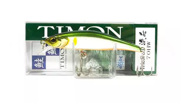 Jackall Timon Tricoroll Ryushin 70 HW Тонущая приманка HL Flash Ayu (0078)