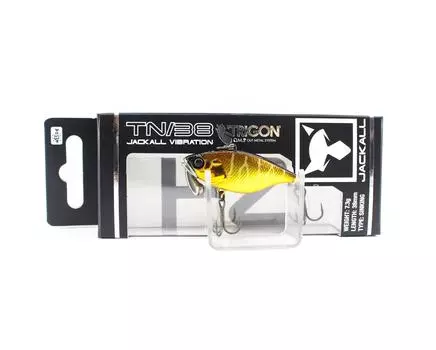 Jackall TN 38 Trigon Vibration Lure Silver Powder Gold Black (7633)