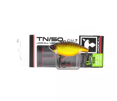 Jackall TN 50 Бесшумная вибрационная приманка с двойным сцеплением золото черный (6327)