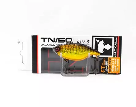 Jackall TN 50 Полностью вольфрамовая вибрационная приманка с двойным клатчем золотисто-черного цвета (6259)