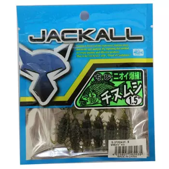 JACKALL Worm Chibi Chinumushi 1,5 дюйма UV Camejaco Lure