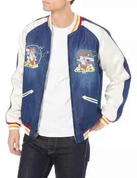 Jacket INDIGO NYLON SOUVENIR JACKET [Houston] Men s синий