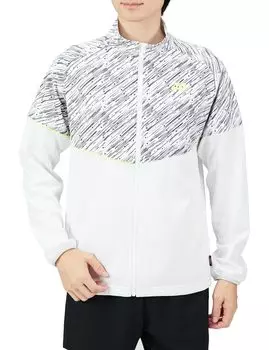 Куртка трикотажная рубашка белая S [Yonex] разминка (011)