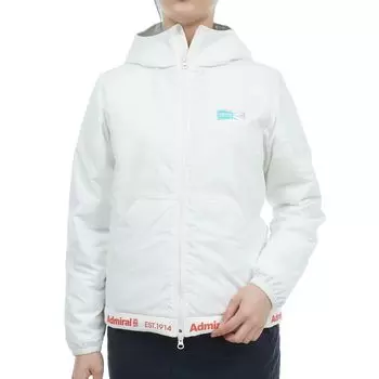 Jacket Logo Lightweight Padded Hood Jacket ADLA376 White [Admiral Golf] Women s белый