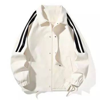 Jacket Men s New Spring and Autumn Jacket Coat Men s Lapel Fashion Trendy Brand Men s Jacket Sports Loose and Casual M