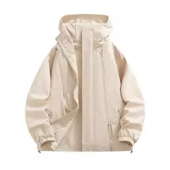 Куртка мужская уличная три-в-одном утепленная куртка осень-зима новый стиль съемная подкладка ветрозащитная куртка с капюшоном для мужчин M