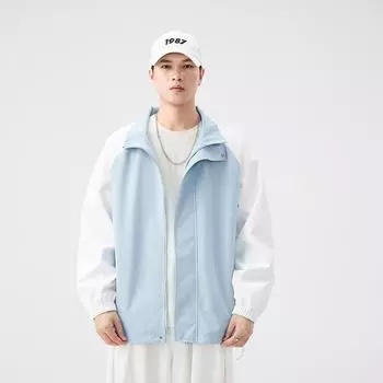 Jacket Men s Spring and Autumn Jacket High-end Niche Autumn Clothing New Hong Kong Style Trend Brand Student Leisure S белый