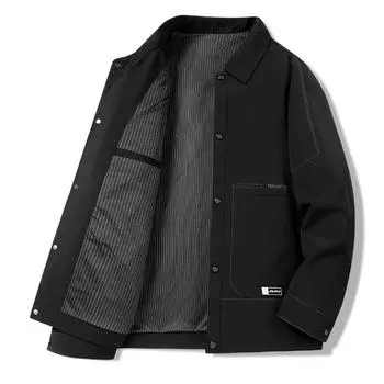 Jacket Men s Spring and Autumn Loose Casual Men s Lapel Trendy Jacket M