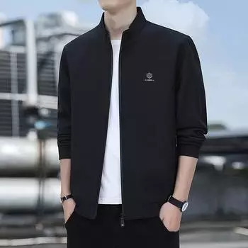 Jacket Men s Spring and Autumn New Trendy Brand Large Size Loose Casual Jacket Men s Autumn Trendy and Versatile Clothing M