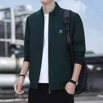 Куртка мужская весенне-осенняя новая модная брендовая большого размера свободная повседневная куртка мужская осенний тренд на все M