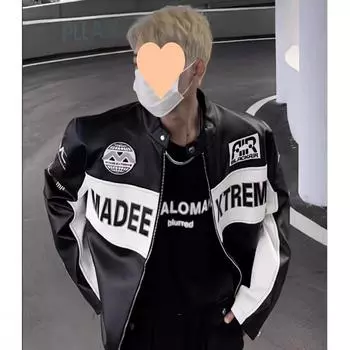 Jacket Spring Fake Two-piece Jacket Men s Hooded Business Casual Versatile Men s Spring and Autumn Coat Trend M