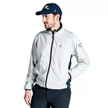 Jacket Water Repellent Windproof Full Zip Blouson Sporty Golf MG4FJK80M GY00 LL [Munsingwear] Men s (Gray)