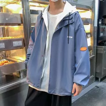 Куртки Мужские куртки Весна и осень Модная брендовая рабочая одежда Униформа для молодежных групп Классная форма Большие размеры Бейсбольная форма в гонконгском стиле S