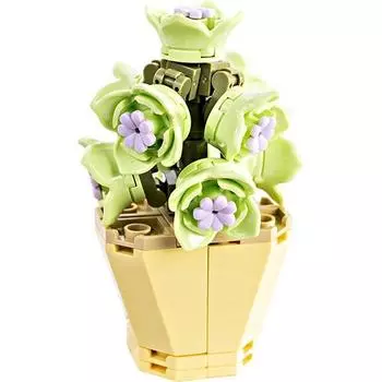 Блок, совместимый с Джеки, Mine Yuk Green Flower (JK2710-1)
