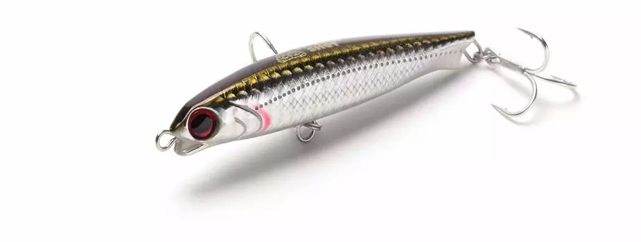 Jackson Pencil Bait Muscle Shot 90mm 30g Black Diamond KRD Lure