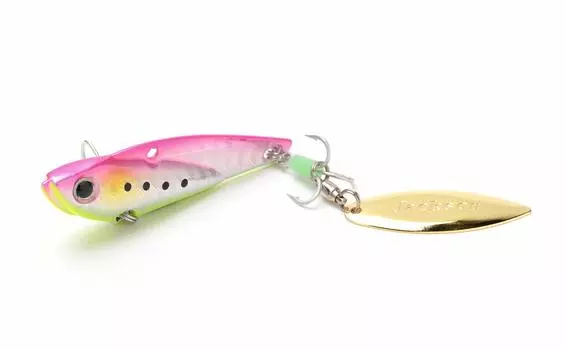 Jackson Spin Tail Jig Iron Plate Blade 56mm 28g Pink Sardine Chartberry PIC Lure