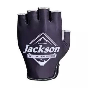 Jackson Sun Protect Fishing Gloves Camo Black #S/M