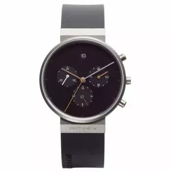 Jacob Jensen 600 Chronograph Black Watch Мужские