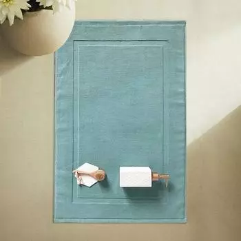 Jacquard Cotton Bathroom Mat 40*60cm SPA Bathroom Mat Yoga Mat Shower Mat Hotel белый