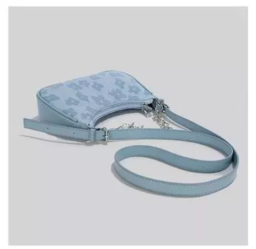 Jacquard small bag women s 2024 new versatile messenger armpit bag women s chain single shoulder baguette women s bag bag