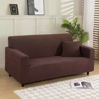 jacquard sofa cover, high elasticity, anti dirt sofa cushion cover, anti cat scratch sofa cover 1 Seater 90-140cm