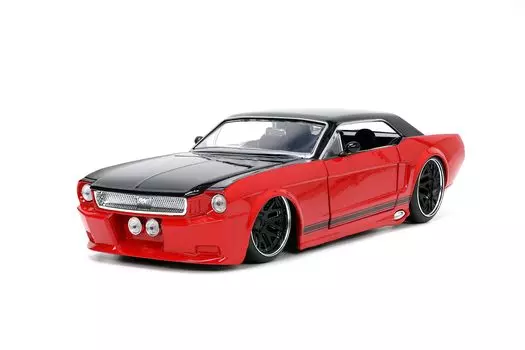 Jada 34202 1965 Custom Red and Black Big Time Muscle Series литая модель автомобиля 1/24