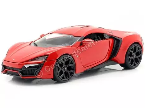 Jada Scale 97377 Fast Furious Lykan Hypersport Красный 1/24 и - -