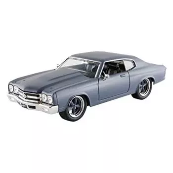 Jada Scale 97835 Fast Furious Модель автомобиля Chevy Chevelle SS 1/24 - & - Dom s серый