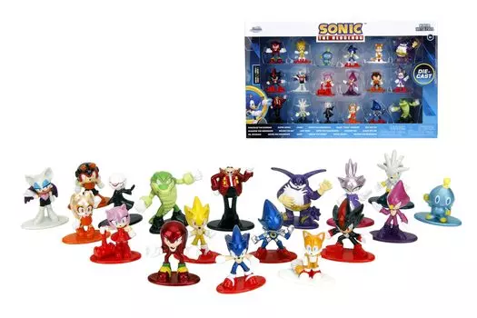 Jada Sonic the Hedgehog Nano MetalFigs 18 Pack Series 1 Diecast Collectible Figure Ages 1.65 - - 8+
