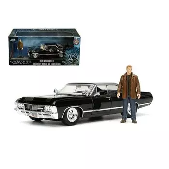 JADA TOYS 1/24 спортивный седан Chevrolet Impala 1967 + фигурка Дина Сверхъестественное Chevy Impala SS Сверхъестественное мини-автомобиль [товар]
