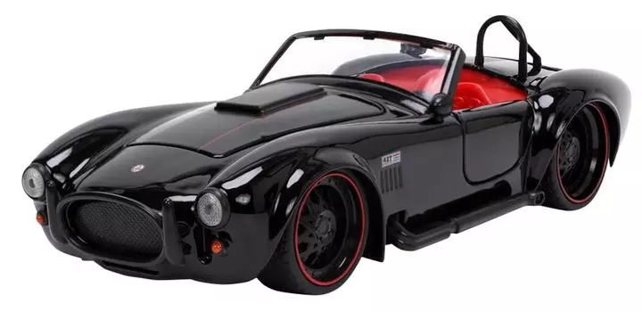 Jada Toys BIGTIME MUSCLE 1965 Shelby Cobra 427 черный готовый продукт JADA32704 1/24 S/C