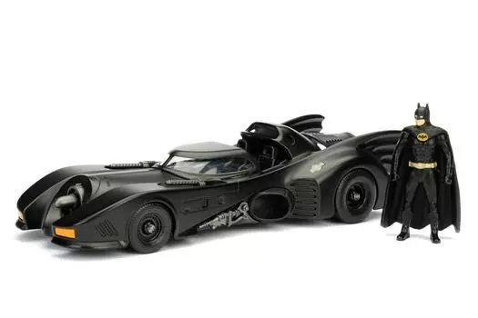 JADA TOYS BATMOBILE JADA TOYS Масштабный Бэтмобиль Бэтмен 124SCALE 1989 & BATMAN 124 1989 & Figure [Предмет] чёрный