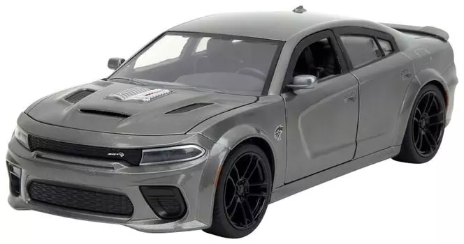 Jada Toys Fast and Furious Series 2021 Dodge Charger SRT Hellcat Gray Finished Product 1/24 F&F10