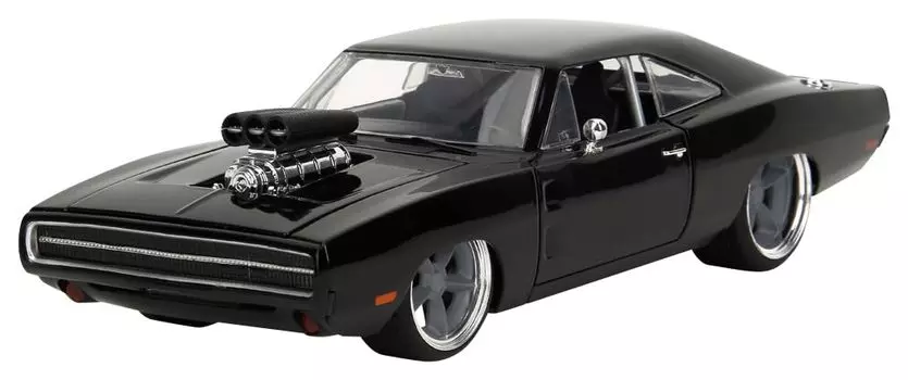 Jada Toys Fast and Furious Series Fast X Dodge Charger черный готовый продукт JADA34918 1/24 R/T (Доминик)