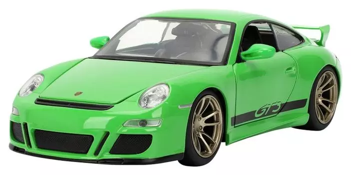 Jada Toys Fast and Furious Series Fast X Porsche 911 GT3 Green Готовый продукт JADA34919 1/24 (997) (Диого)