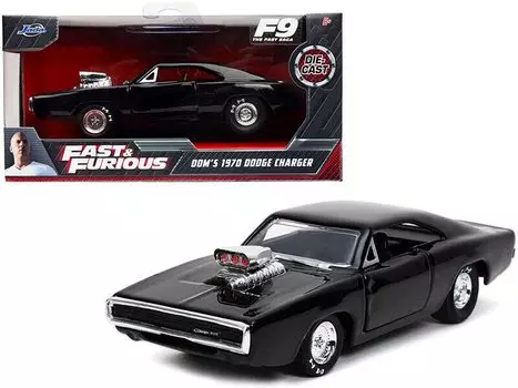 JADA TOYS Fast Furious 9 Dodge Charger 1970 Black Charger 32215 1/32 & R/T F&F9 Dom s [Предмет] чёрный