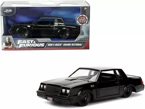 JADA TOYS Fast Furious Buick Grand National 1987 Black Buick Grand National Mini Car 1/32 & Dom s F&F Dom s [Предмет] чёрный