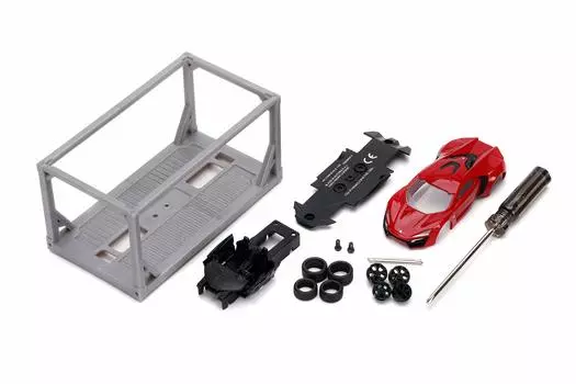 Jada Toys Fast Furious Lycan Hypersport Build Collector Diecast Model Kit Toys for Kids and Adults & 155 N красный